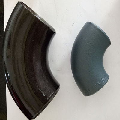 Pressure Galvanized Carbon Steel Elbow Customized Black / Silver Finish